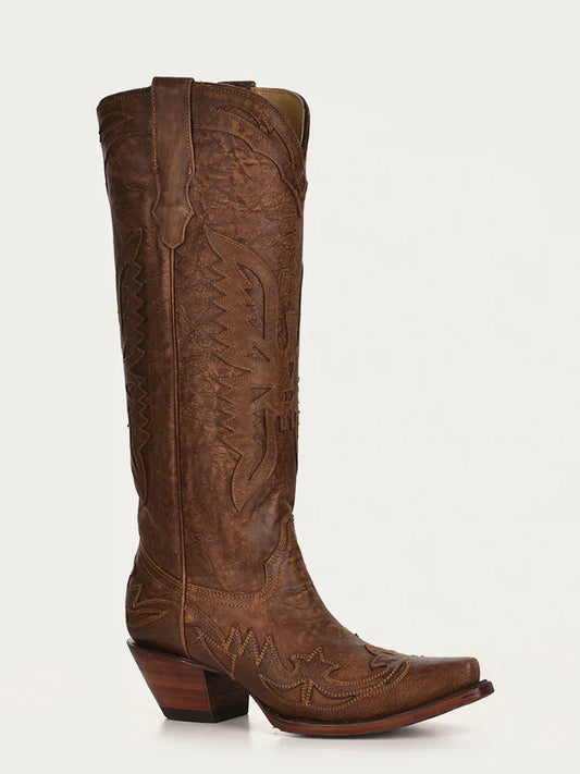 Corral
LADIES VINTAGE BROWN-BROWN TALL EAGLE OVERLAY R2295