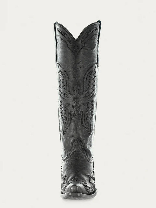 Corral VINTAGE SOLID BLACK TALL EAGLE OVERLAY A4047-M