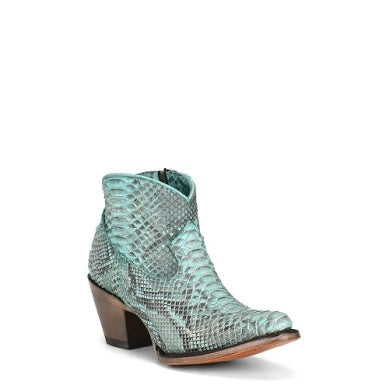 Corral Turquoise Python boot A4323