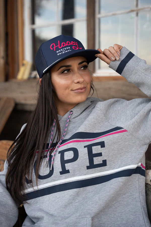 "OG" HOOEY HAT NAVY W/PINK & WHITE 2360T-NV