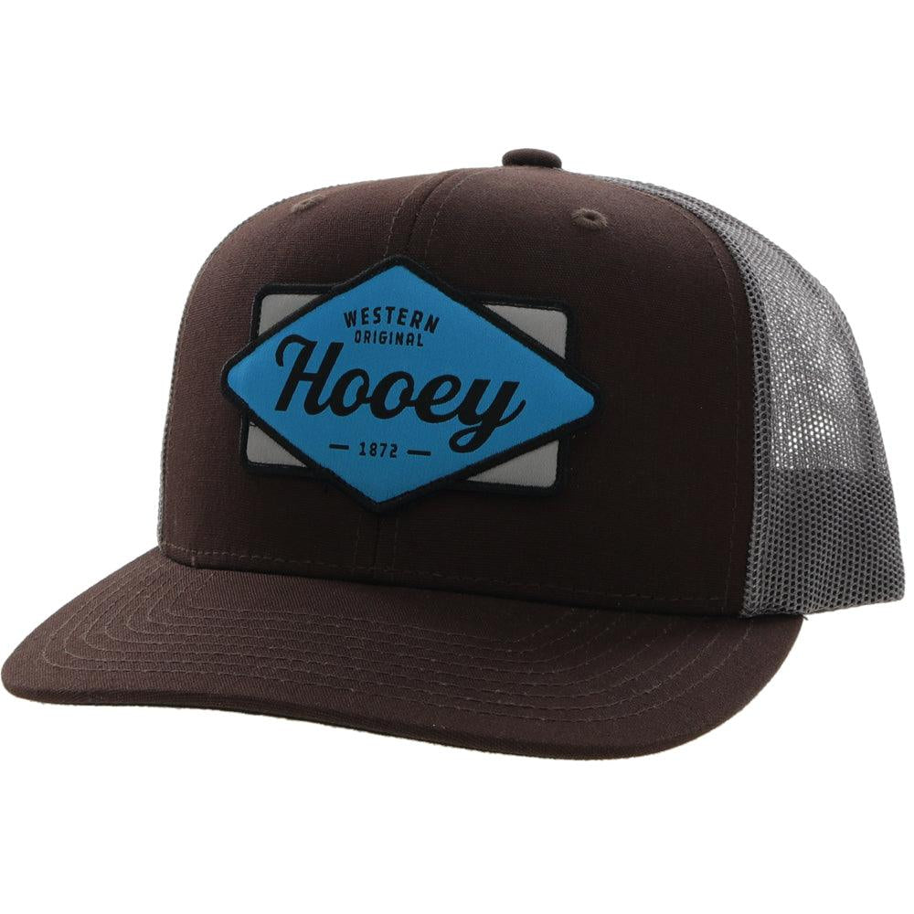 "DIAMOND" BROWN/GREY HAT 222TBRGY