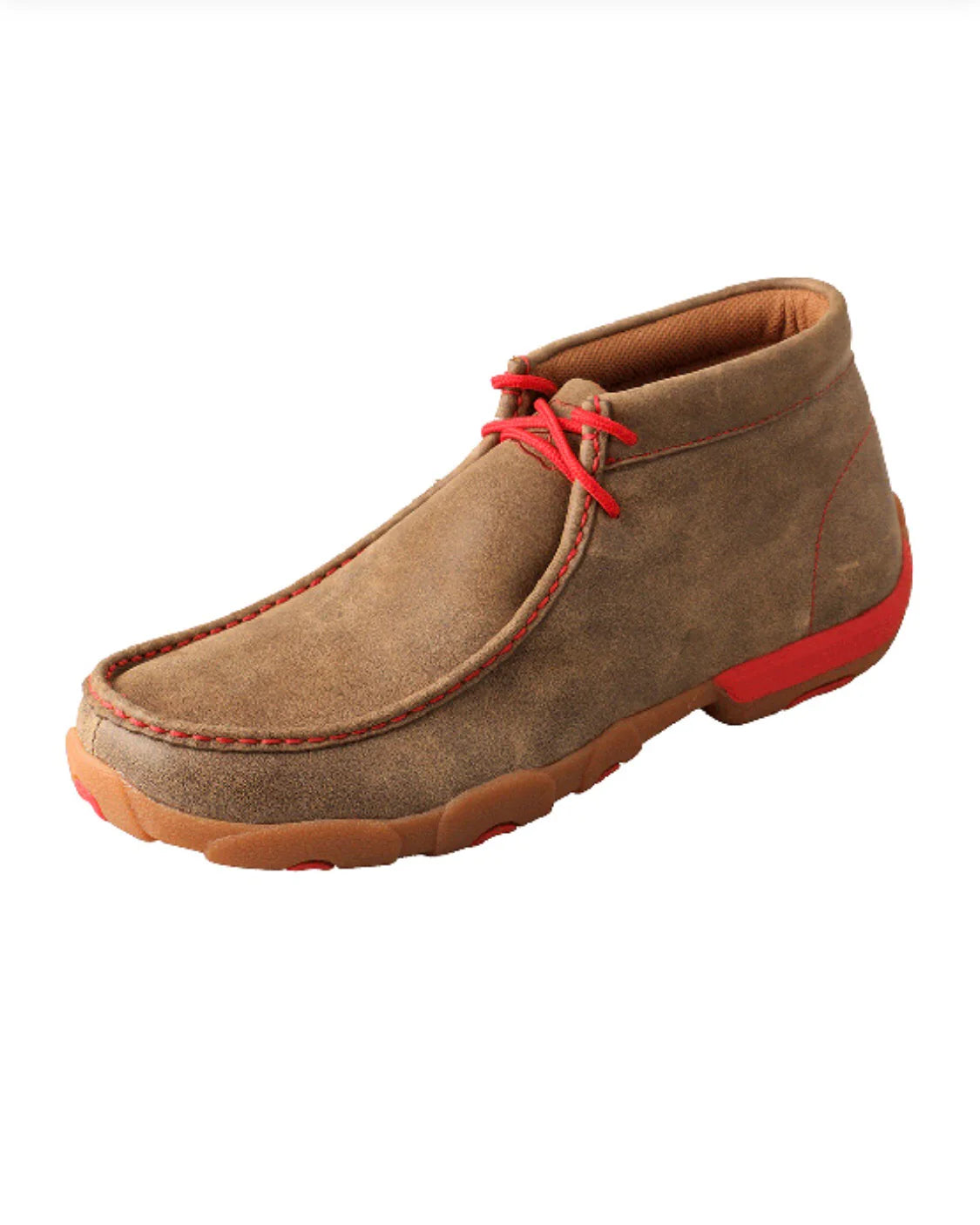 Twisted X CHUKKA DRIVING MOC Red MDM0036