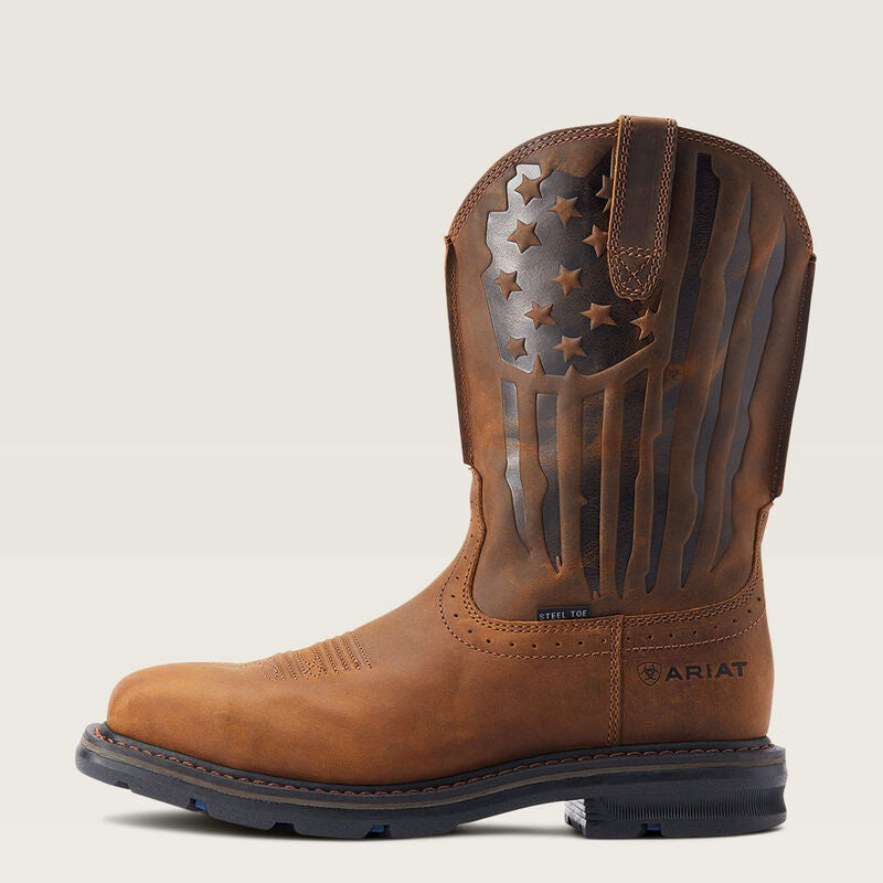 Ariat Sierra Shock Shield Patriot Steel Toe Work Boot 10044426