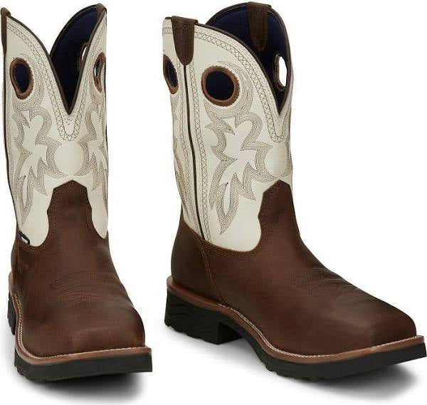 TONY LAMA MEN'S WESTERN WORK BOOTS - COMPOSITE TOE