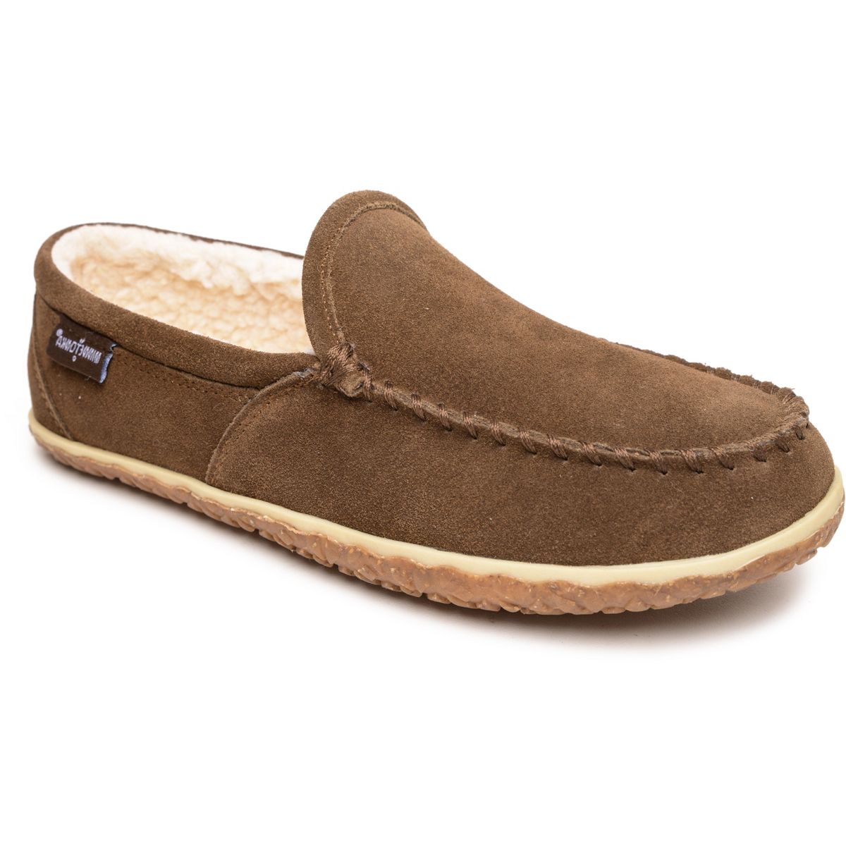 Minnetonka Men's Suede Tilden Moccasin Slippers 41007