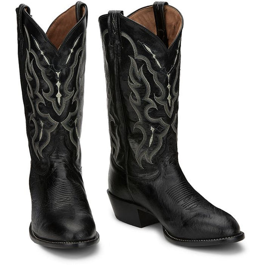 TONY LAMA MEN'S BONHAM SMOOTH OSTRICH WESTERN BOOT CT871