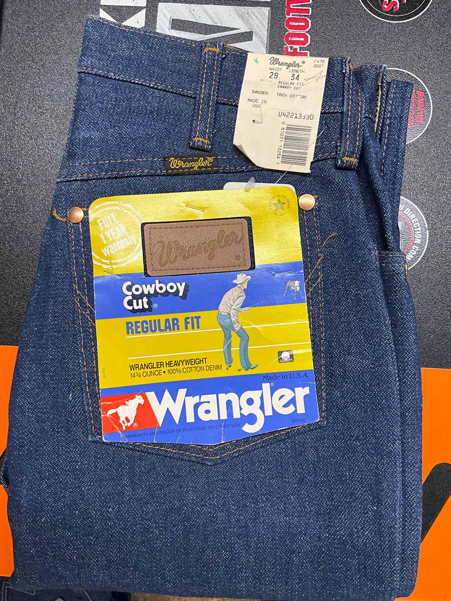 WRANGLER® COWBOY CUT® REGULAR FIT JEAN 946DEN