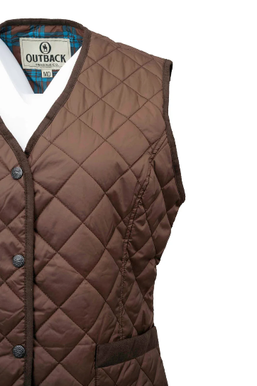 OUTBACK WOMEN’S BARN VEST 29879BRN