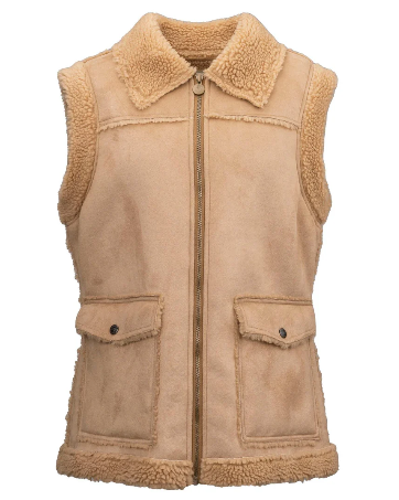 OUTBACK WOMEN’S KIMBERLY ZIP UP VEST 29876TAN