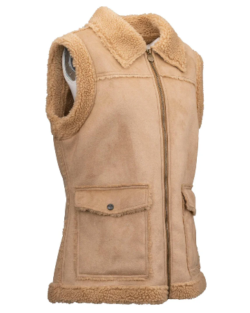 OUTBACK WOMEN’S KIMBERLY ZIP UP VEST 29876TAN