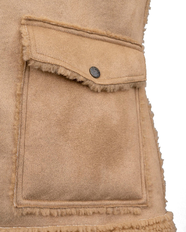 OUTBACK WOMEN’S KIMBERLY ZIP UP VEST 29876TAN