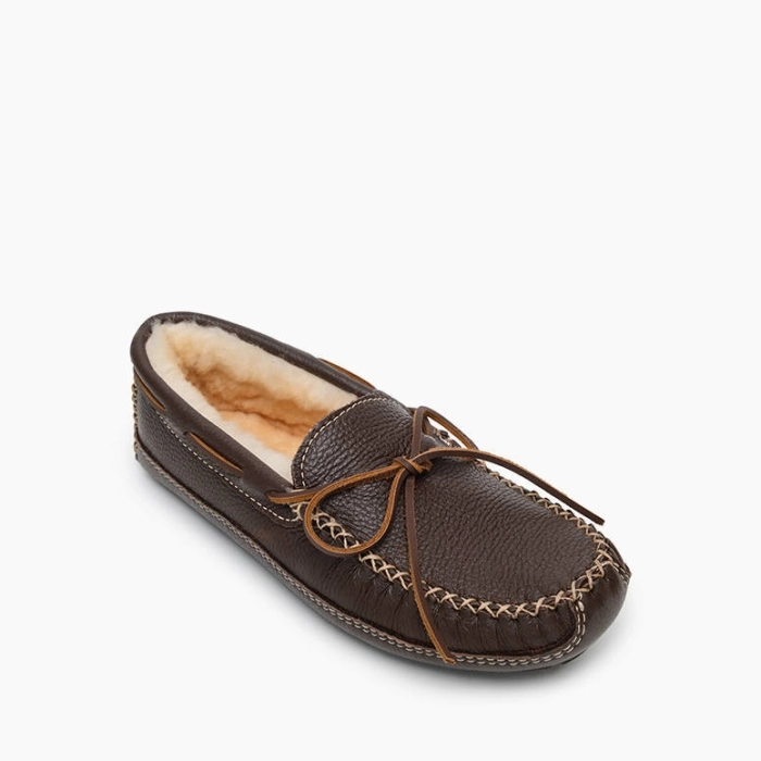 Minnetonka Sheepskin Moose Slipper 3752