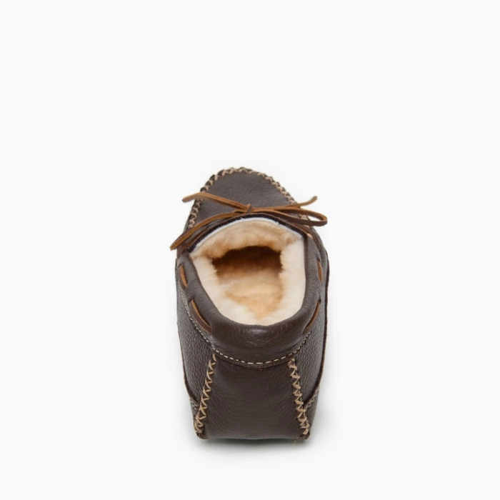 Minnetonka Sheepskin Moose Slipper 3752