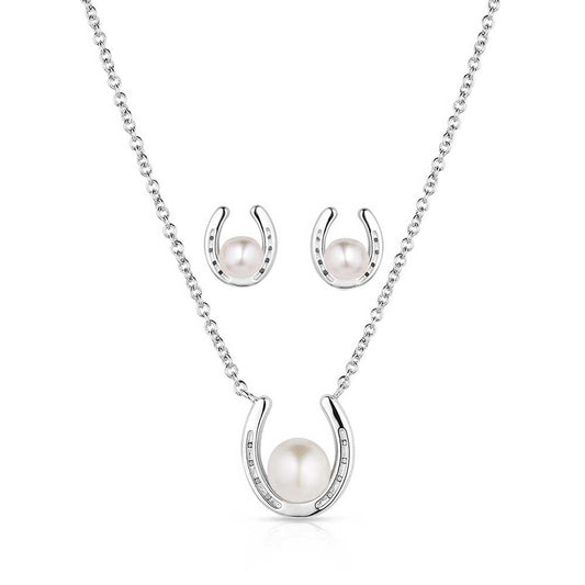 Montana Silvermiths Delicate Embrace Pearl Jewelry Set JS5847