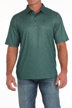 Cinch Polo Arenaflex Geo Print MTK1863041GRY