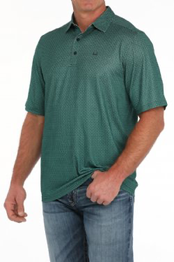 Cinch Polo Arenaflex Geo Print MTK1863041GRY