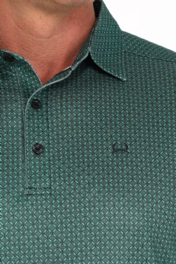 Cinch Polo Arenaflex Geo Print MTK1863041GRY
