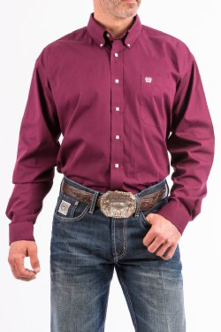 Cinch Long Sleeve Shirt MTW1104239BUR