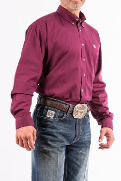 Cinch Long Sleeve Shirt MTW1104239BUR