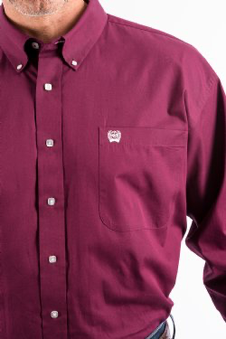 Cinch Long Sleeve Shirt MTW1104239BUR