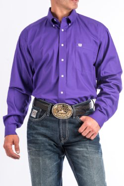 Cinch Long Sleeve Shirt MTW1103802PUR