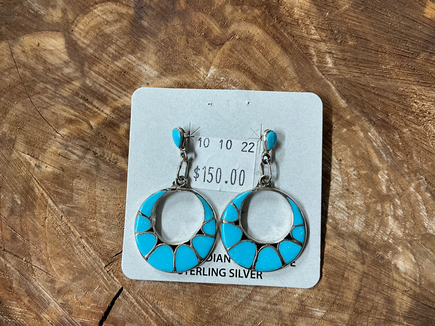 Earring  Turquoise Inlay FJE2586