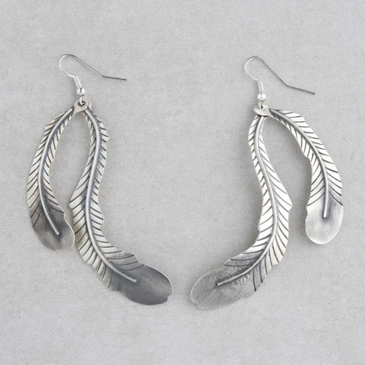 Earring  Silver Feather FJE1878