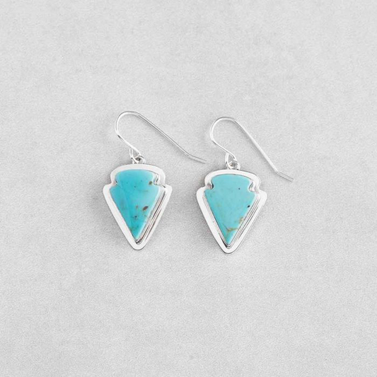 Earring  Turquoise Arrowhead FJE2456