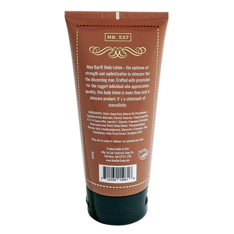 Man Bar Body Lotion SpicedTobacco MBT1598