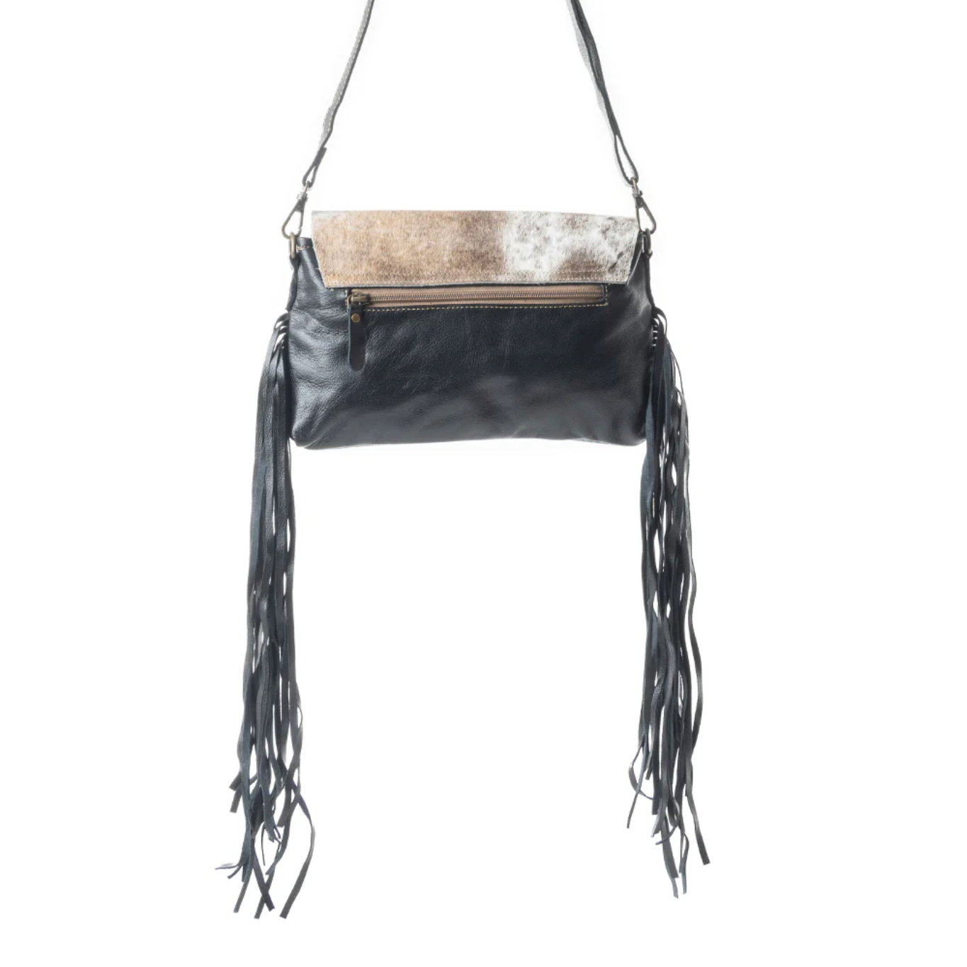 Myra Rococo Leather and Hairon Bag S-3958