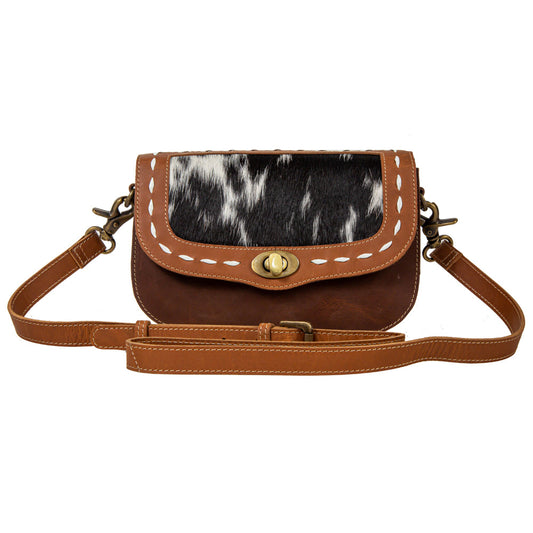 Myra Oxbow Falls Leather Hairon Bag S-8108