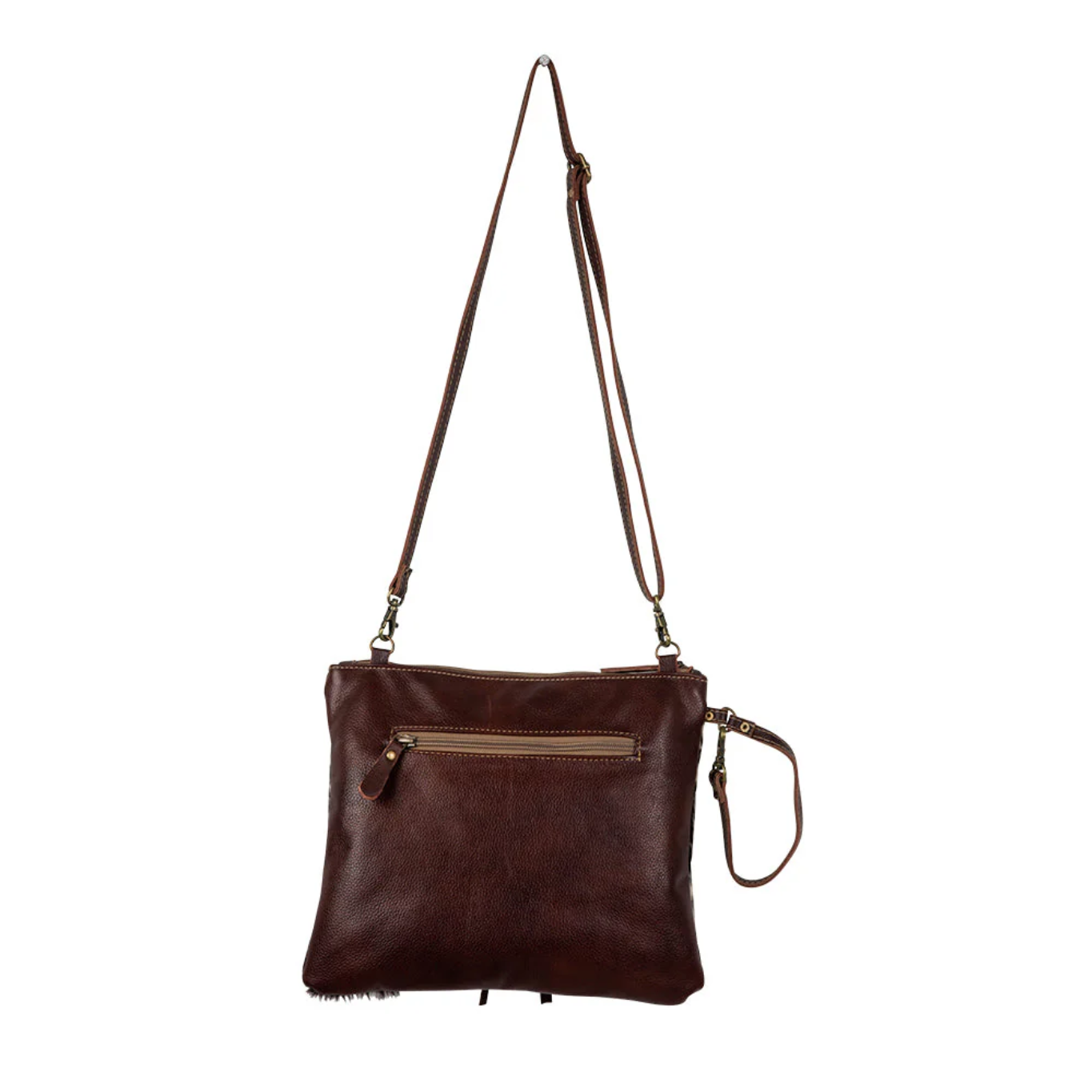 Myra Rosalinda Cross Stitched Leather & Hairon Bag S-7370