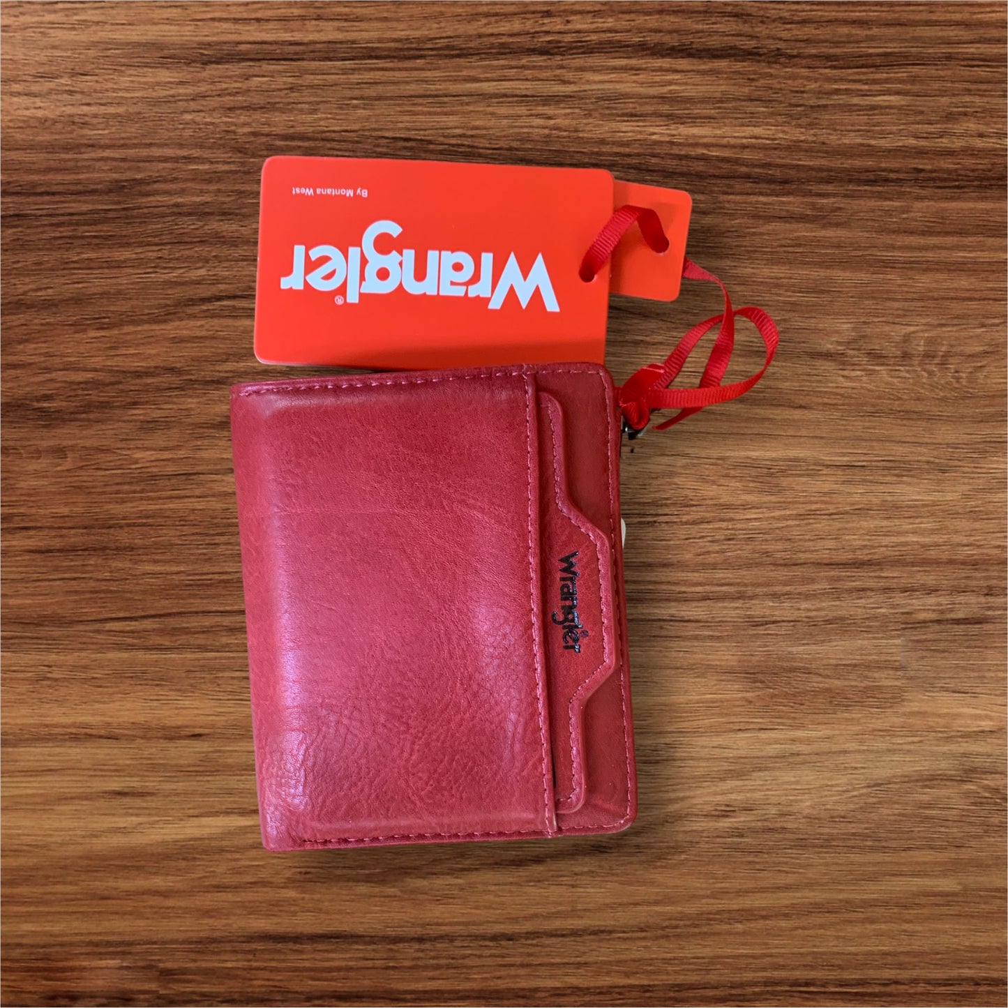 Wrangler Red Leather Wallet WG120-W003LBR