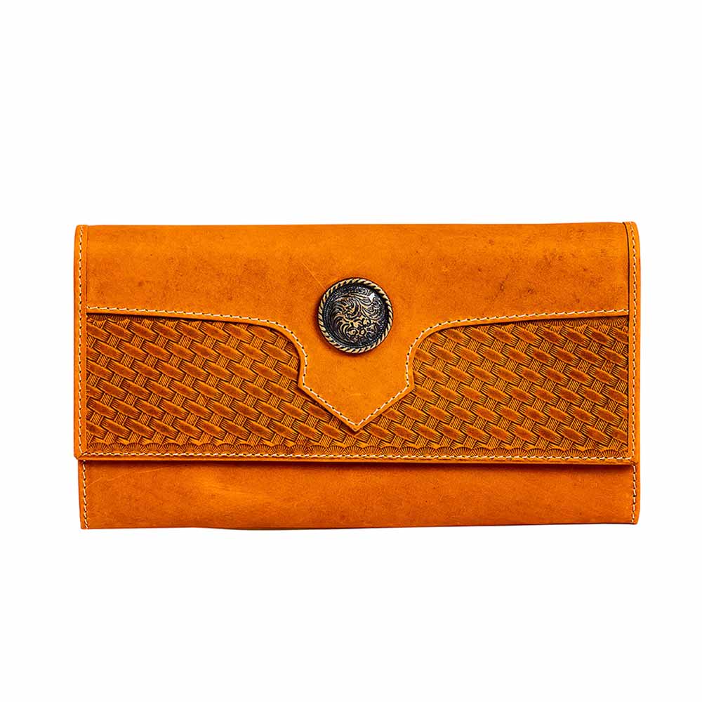 Myra Winsome Trail Handtooled Wallet S-9323