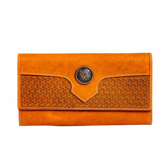 Myra Winsome Trail Handtooled Wallet S-9323