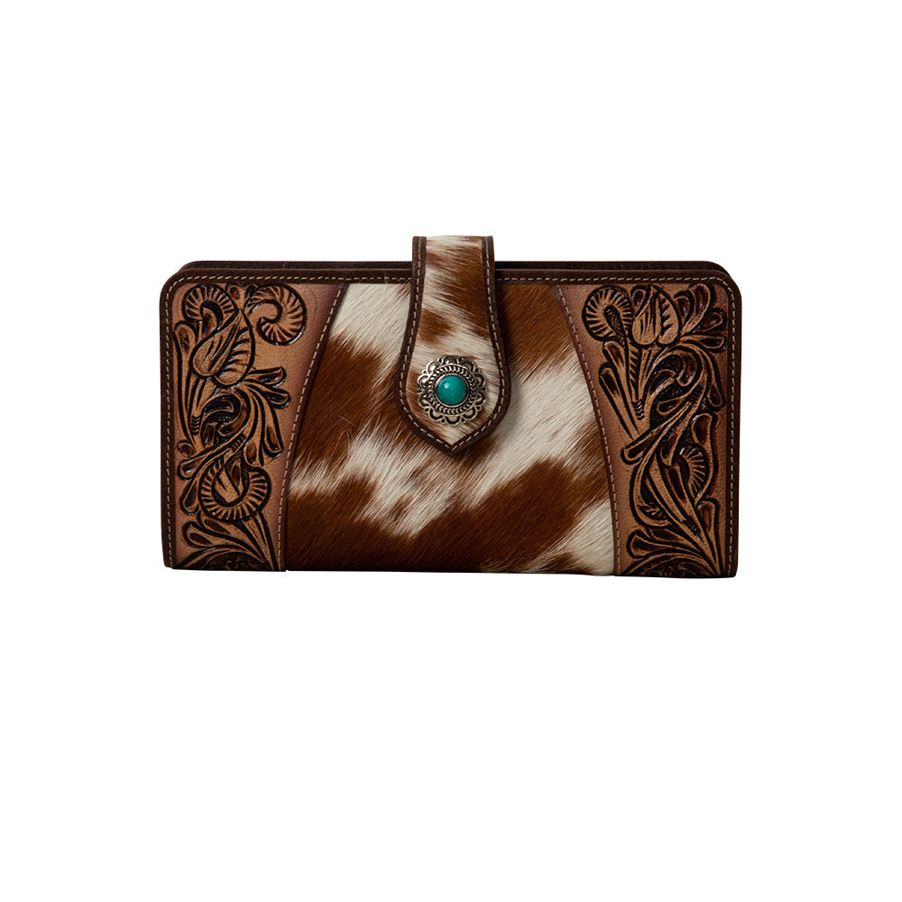 Myra Roscoe Ridge Hand Tooled Wallet S-7525
