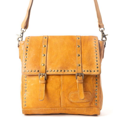 Myra Western Rune Leather Crossbody S-12931