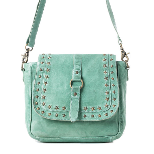 Myra Western Scout Leather Crossbody  Bag S-12921
