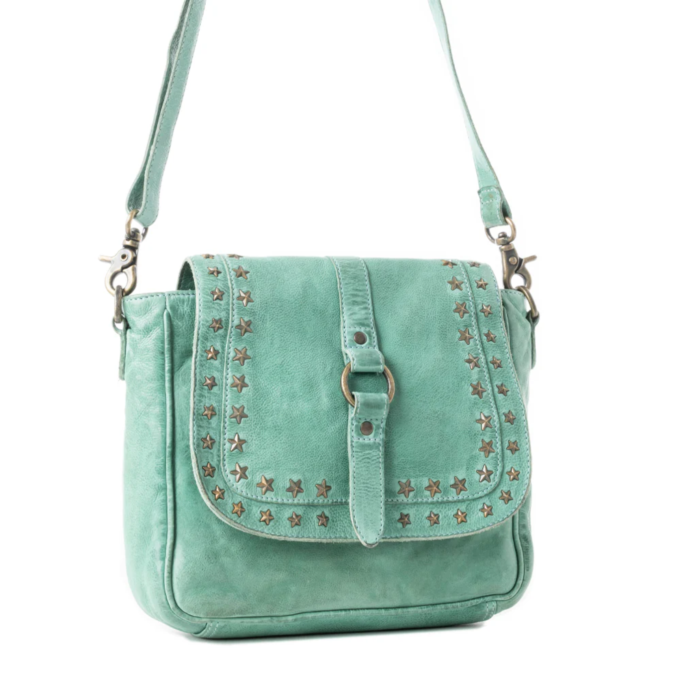 Myra Western Scout Leather Crossbody  Bag S-12921