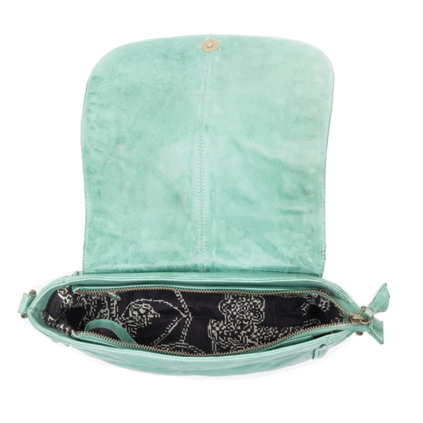 Myra Western Scout Leather Crossbody  Bag S-12921
