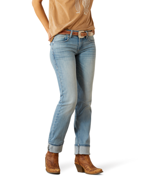 Ariat Ladies Mid Rise Alessia Straight Leg Jeans 10061730