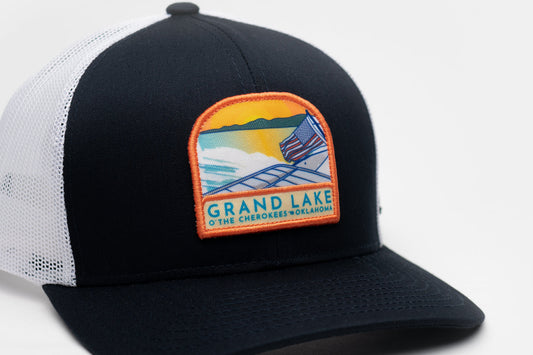 Okie Brand Navy Grand Lake TOBO32OK