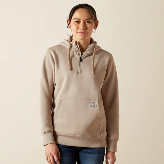 Ariat Ladies Rebar 1/2 Zip Hoodie 10062653
