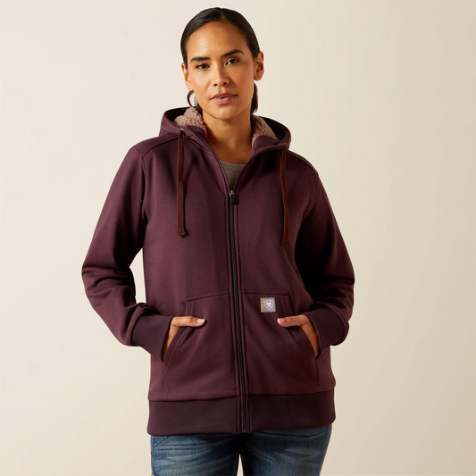 Ariat Ladies Rebar Sherpa Hood Jacket 10062329