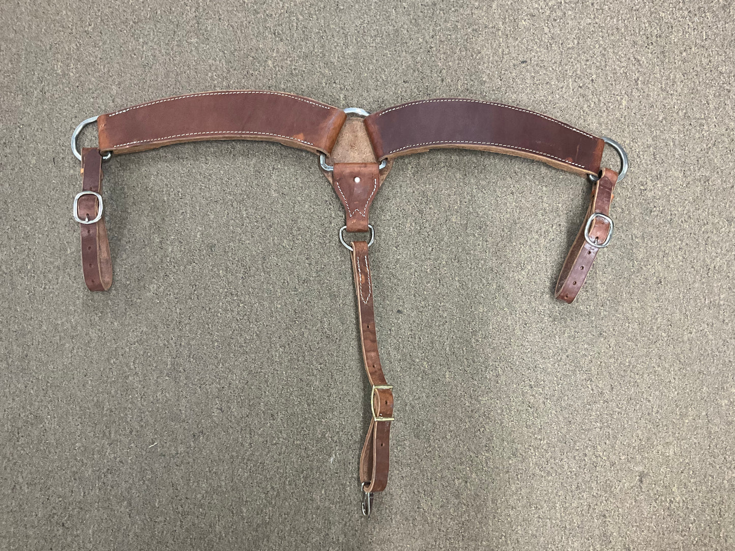 Breast Collar Heavy Duty Leather BC6641