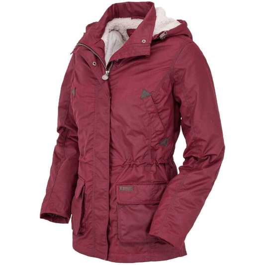 Outback Women’s Oilskin Adelaide Jacket 2185 Berry