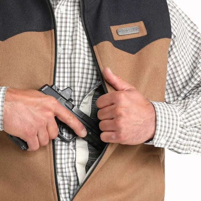Cinch Men's Vest MWV1543003BRN