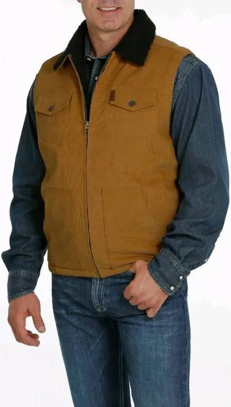 Cinch Men's Vest MWV1557002GLD