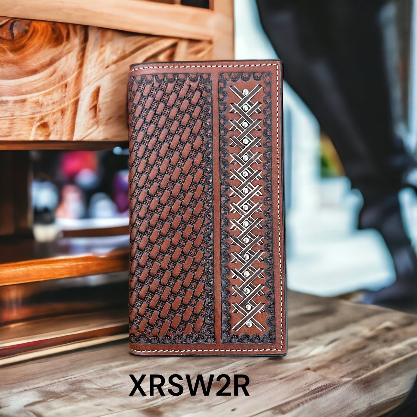 Twisted X Rodeo Wallet Basket Stamp XRSW2R