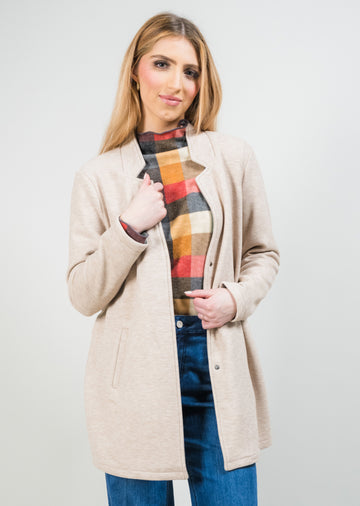 Margaret Notch Lapel Overcoat 1410-1375